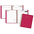 AT-A-GLANCE® Harmony 13-Month Weekly/Monthly Hardcover Planner, 8 7/8" x 7 3/8", Pink, January 2018 to January 2019 (6099-805-27-18)