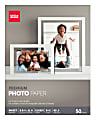 Office Depot® Brand Premium Photo Paper, Glossy, Letter Size, White, Pack Of 50 Sheets 1 thumbnail image