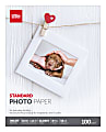 Office Depot® Brand Standard Photo Paper, Glossy, Letter Size, White, Pack Of 100 Sheets 1 thumbnail image