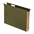 Pendaflex® Extra-Capacity Hanging File Folders, 2" Expansion, Letter Size, Green, Box Of 20 Folders