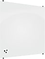 Best-Rite® Visionary Magnetic Tempered-Glass Marker Board, 26" x 36", Gloss White 1 thumbnail image
