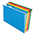 Pendaflex® SureHook® Reinforced Hanging Folders, Legal Size, Assorted Colors, 1/5 Cut, Box Of 20