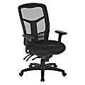 Office Star™ ProGrid Fabric High-Back Adjustable Chair, Black