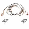 Belkin Cat5e Patch Cable - RJ-45 Male Network - RJ-45 Male Network - 25ft - White