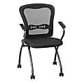 Office Star™ Pro-Line™ II Deluxe Folding Chairs With ProGrid Back, Black/Titanium, Set Of 2 1 thumbnail image