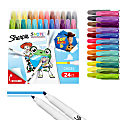 Sharpie S-Note Creative Highlighters, Toy Story 5 Packaging, Chisel Tip, Assorted, 24 Count 1 thumbnail image