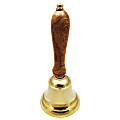 Affluence Unlimited School Hand Bell, 8 1/2", Gold