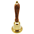 Affluence Unlimited School Hand Bell, 8 1/2", Gold 1 thumbnail image