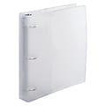 Wilson Jones® Translucent Poly 3-Ring Binder, 1 1/2" Round Rings, Clear