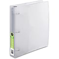 Wilson Jones® Translucent Poly 3-Ring Binder, 1 1/2" Round Rings, Clear