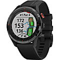 Garmin Approach S62 GPS Watch - Black - Black Band - Ceramic, Glass Bezel, Lens - Silicone Band - Water Resistant, Scratch Resistant - 164.04 ft Water Resistant