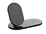Ativa™ 2-In-1 Wireless Charging Stand, Black, MW-JL-CP-201 1 thumbnail image