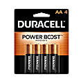 Duracell® Coppertop AA Alkaline Batteries, Pack Of 4
