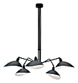 Zuo Modern Desden Ceiling Lamp, 47-1/5"W, Black 1 thumbnail image