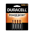 Duracell® Coppertop AAA Alkaline Batteries, Pack of 4