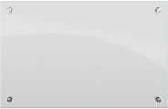 Best-Rite® Enlighten Marker Board, Tempered Glass, 24"H x 36"W, Frosted Pearl