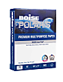 Boise® POLARIS® Premium Multi-Use Printer & Copy Paper, White, Letter (8.5" x 11"), 500 Sheets Per Ream, 20 Lb, 97 Brightness, FSC® Certified