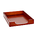 Rolodex® Wood Tones™ Letter-Size Tray, Mahogany
