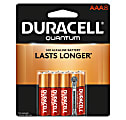 Duracell® Quantum AAA Alkaline Batteries, Pack Of 8