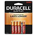 Duracell® Quantum AAA Alkaline Batteries, Pack Of 8 1 thumbnail image