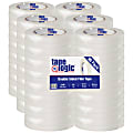 Tape Logic® Double-Sided Film Tape, 3" Core, 0.5" x 180', White, Pack Of 96