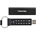 Toshiba Encrypted USB Flash Drive (8GB, Black) - 8 GB - USB 2.0 - Black - 256-bit AES - 3 Year Warranty