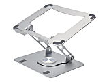 Uncaged Ergonomics Swivel Laptop Stand for Desk - Adjustable Laptop Riser Cooler with 360 Rotation - Up to 15.60" Screen Support - SLSSILVER 1 thumbnail image
