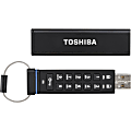 Toshiba Encrypted USB Flash Drive (4GB, Black) - 4 GB - USB 2.0 - Black - 256-bit AES - 3 Year Warranty