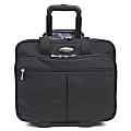 Samsonite® Double Gusset Wheeled Business Case, 13"H x 16.5"W x 6"D, Black 1 thumbnail image
