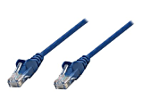 Intellinet Network Patch Cable, Cat6, 2m, Blue, CCA, U/UTP, PVC, RJ45, Gold Plated Contacts, Snagless, Booted, Lifetime Warranty, Polybag - Patch cable - RJ-45 (M) to RJ-45 (M) - 6.6 ft - UTP - CAT 6 - molded, snagless - blue