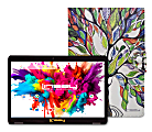 Linsay Octa Core Tablet, 10.1”, 4GB Memory, 128GB Storage, Android 13, With Tree Marble Case 1 thumbnail image
