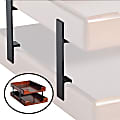 Rolodex® Wood Tones™ Stacking Supports, Black, Set Of 4 1 thumbnail image