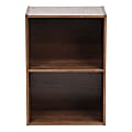 IRIS 24"H 2-Tier Storage-Shelf, Brown