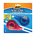 BIC Wite-Out Brand EZ Correct Correction Tape, 472", White, Pack Of 2