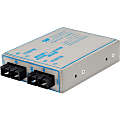 Omnitron FlexPoint 1000Mbps Gigabit Ethernet Fiber to Fiber Media Converter SC Multimode 550m to Singl - 44331 1 thumbnail image