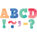 Teacher Created Resources Magnetic Letters, 3", Watercolor Bold Block 1 thumbnail image