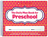 Scholastic Daily Plan Book For Preschool, 2nd Edition, 12" x 9 1/2", Pink