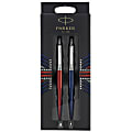 Parker® Jotter London Duo Pen Set, 1.0mm, Red/Blue Barrel,  Blue/Black Ink, Pack of 2 Pens 1 thumbnail image