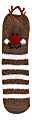 DM Merchandising Cozy Cuties Fuzzy Christmas Socks, Multicolor 1 thumbnail image