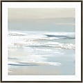 Amanti Art Shadows Of The Sea I by Lera Wood Framed Wall Art Print, 41”W x 41”H, Gray