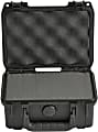 SKB Cases iSeries Injection-Molded Mil-Standard Waterproof Case With Cubed Foam, 7-1/2"H x 5"W x 3-1/4"D, Black