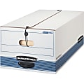 Bankers Box® Stor/File™ With String & Button Closures, Letter/Legal Size, 15" x 24" x 10", Case Of 4