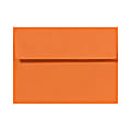 LUX Invitation Envelopes, A6, Peel & Press Closure, Mandarin Orange, Pack Of 500