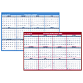 AT-A-GLANCE® Yearly Horizontal Erasable Wall Calendar, 48" x 32", January To December/July To June