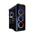 CLX SET TGMSETRTM0B21BM Liquid-Cooled Gaming Desktop PC, AMD Ryzen 7, 64GB Memory, 6TB Hard Drive/1TB Solid State Drive, Windows® 10 Home