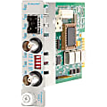 Omnitron iConverter T3/E3 Media Converter Coaxial SFP Module - 1 x T3/E3/DS-3; 1 x SFP; Internal Module; Lifetime Warranty
