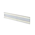 Azar Displays Adhesive-Back Acrylic Nameplates, 2" x 8 1/2", Clear, Pack Of 10