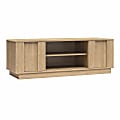 Mr. Kate Greenwich TV Stand For TVs Up To 65", 20-1/4"H x 59-9/16"W x 19-3/4"D, Light Oak
