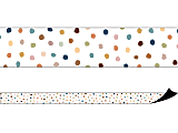 Teacher Created Resources Magnetic Border, 1-1/2" x 24", Everyone is Welcome Painted Dots, Pack Of 12 Pieces 1 thumbnail image