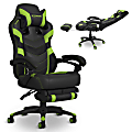 RESPAWN 110 Pro Gaming Chair, With Footrest & Headrest Pillow, Green, RSP110V2GRN 1 thumbnail image